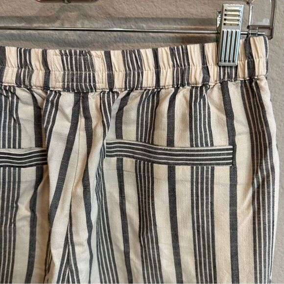 Marine Layer Allison Pant Blue Cream Striped Lightweight Pull On Pants Sz Small - Picture 7 of 10